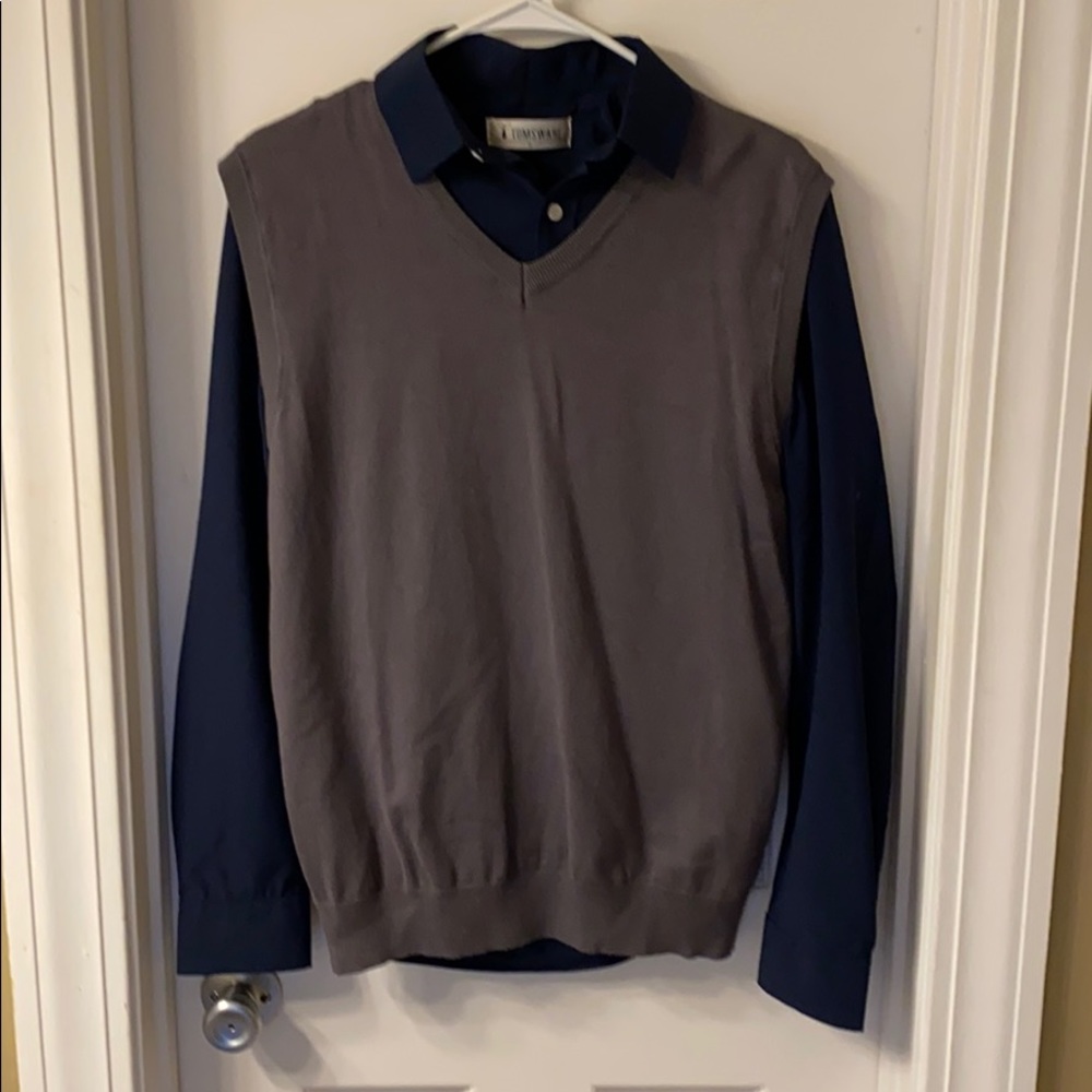 Tomsware Dress shirt with sweater-vest